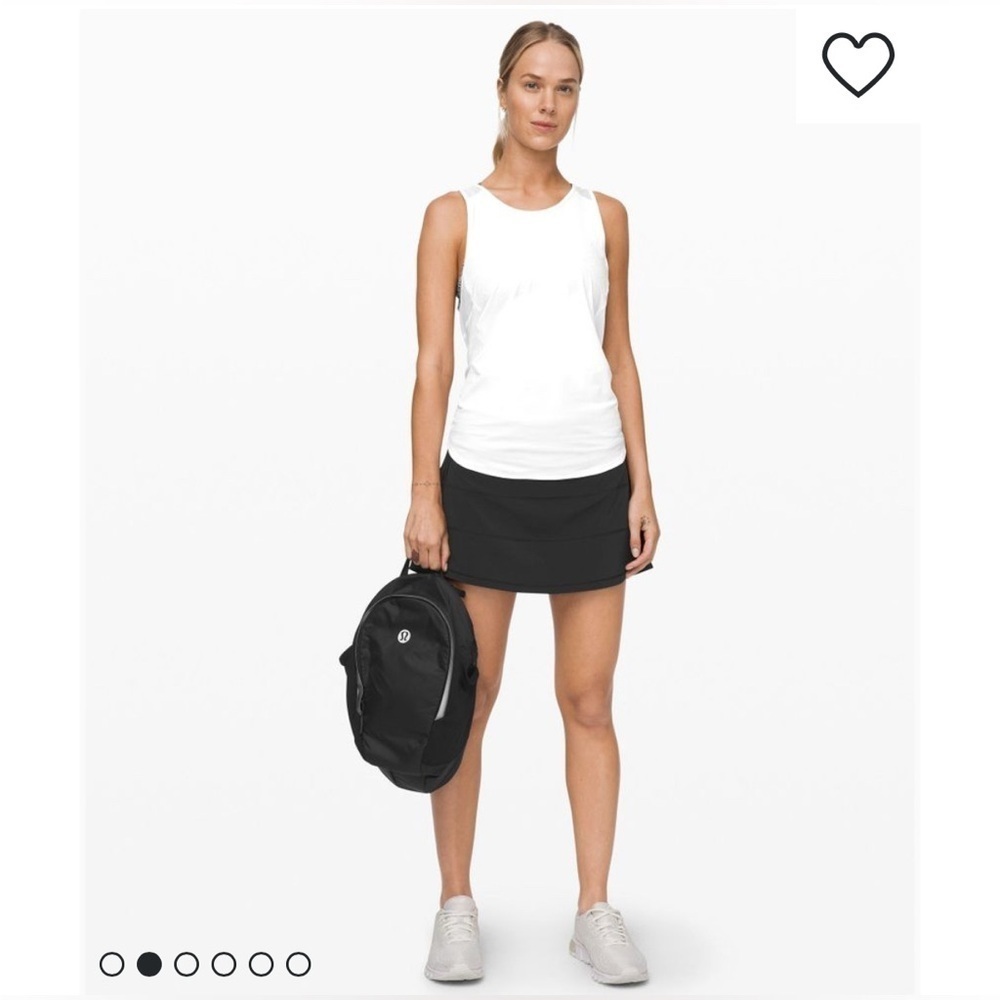 lululemon athletica Black Mini Skirt